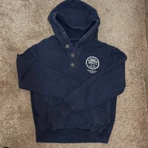 Navy Blue Chunky Hoodie